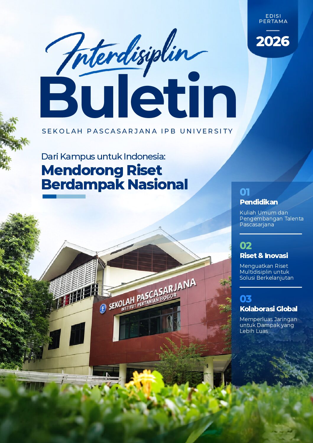 Sampul Dari Kampus untuk Indonesia: Mendorong Riset Berdampak Nasional